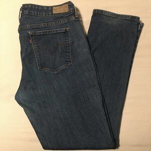 Levi's Women's  Demi Curve Straight Modern Rise Jeans, Size 12 / 31, Blue